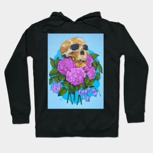 Skull and Flowers Hoodie